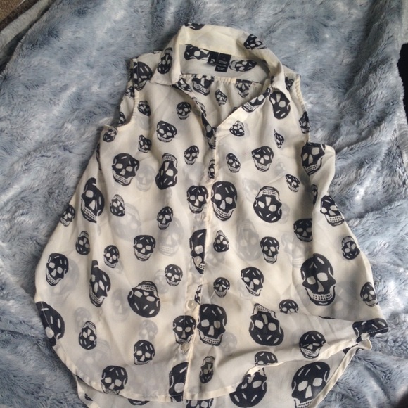 Skull tank top