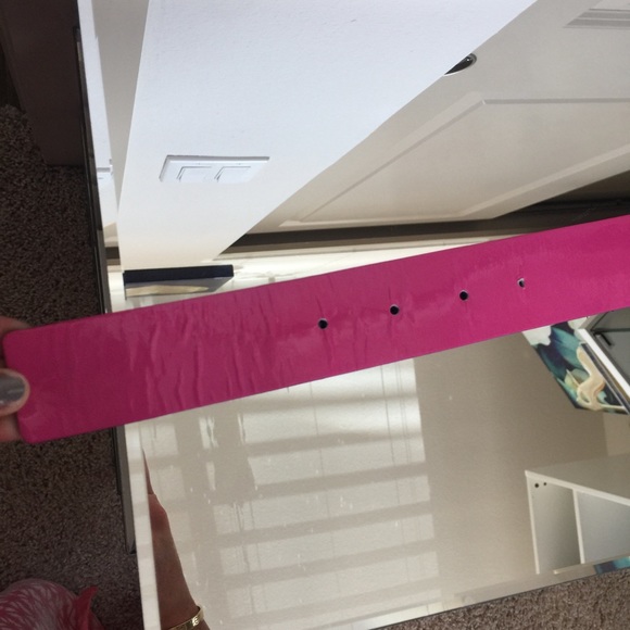 Versace for h&m hot pink belt