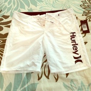 Hurley board shorts.