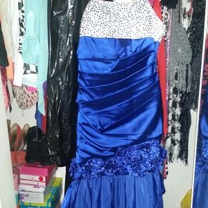 Blue party dress