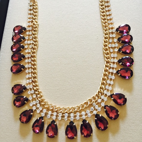 Pretty garnet color necklace!