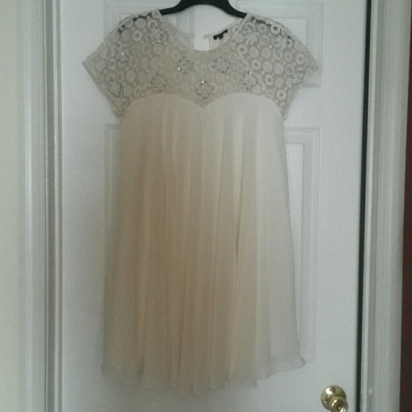 Flowy White River Island Dress