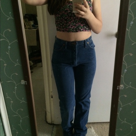 High-Waisted Straight Legged Jeans