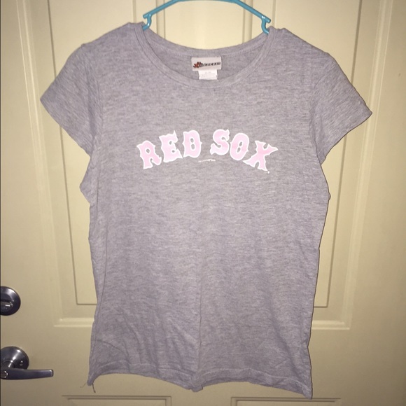 Grey and pink Red Sox T-shirt (woman's)
