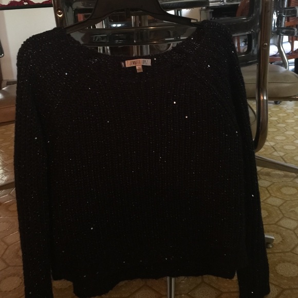 Jennifer Lopez sweater/blouse navy blue! - Picture 1 of 1