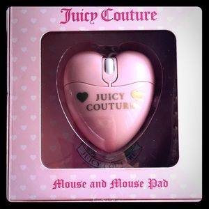 Juicy couture mouse and mouse pad