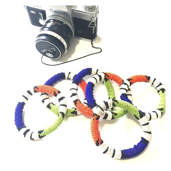 Tribal Bali Beaded Bangles