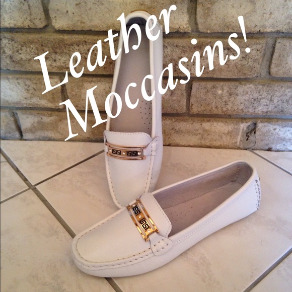 Leather moccasins