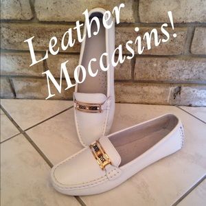 Leather moccasins