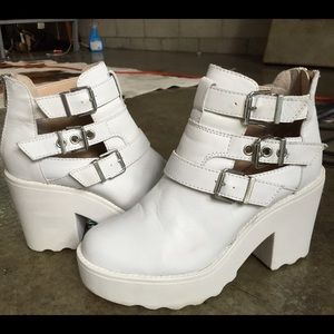 Steve Madden white platform sneaker shoes 37
