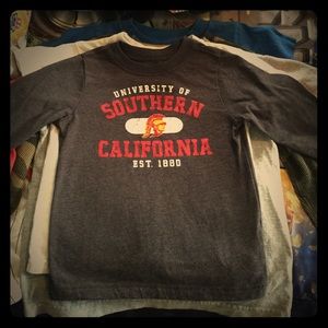3T USC long sleeve authentic apparel shirt