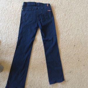 7 for all Mankind Skinny Boot Cut jeans