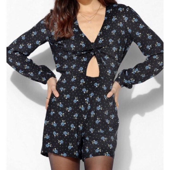 Black The Reformation X Uo Atlas Romper