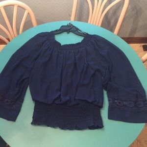 Navy blue top XL