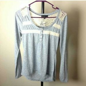 Blue and white Long Sleeve