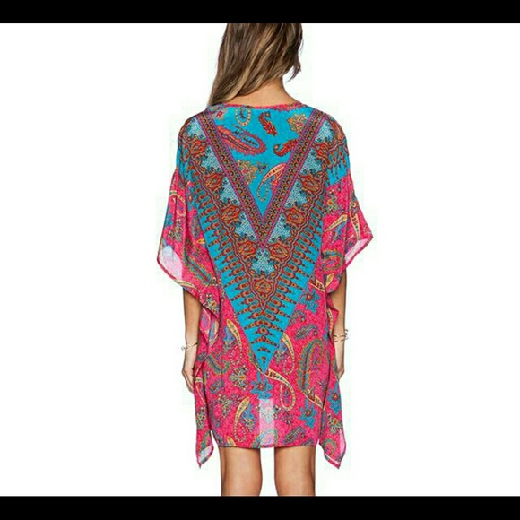 SALE $30+DISCOUNTED SHIPPING Chiffon Tunic Dress - Picture 2 of 3