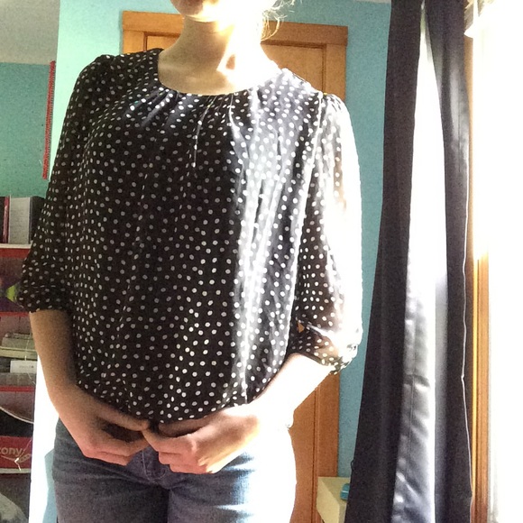 Polka Dot Blouse