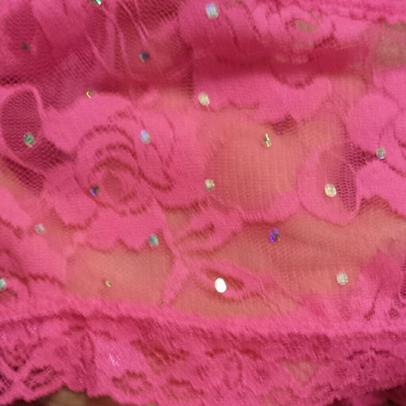 Bright pink bandeau - Picture 3 of 4
