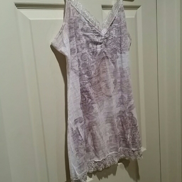 Sheer tank top