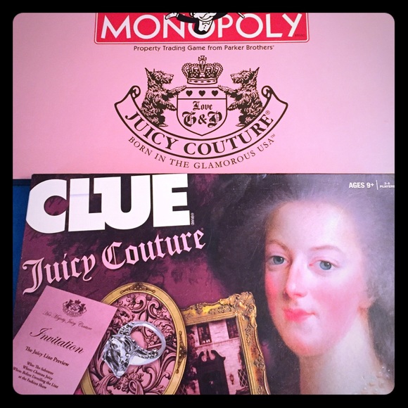 Two  juicy couture board games