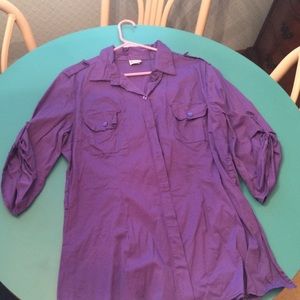 purple blouse size 2x