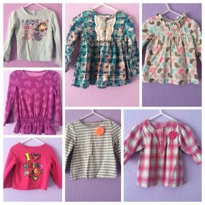 2T toddler girl shirts