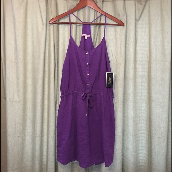 Juicy Couture Purple Cassis Racerback Dress szM