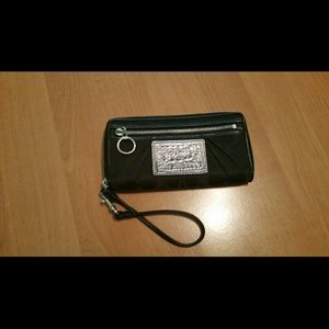 Black coach wallet