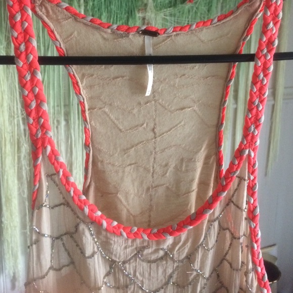 Fp free people sequin tank tunic twinkle toes - Picture 2 of 4