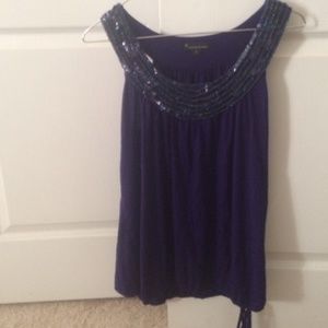 Bright purple Cotton halter top!