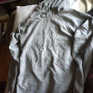 Dri-fit gray nike hoodie