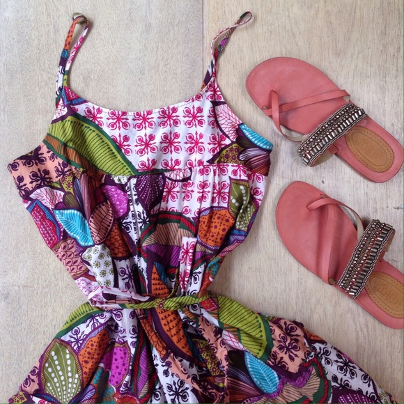 Anthropologie Postella Colorful Dress