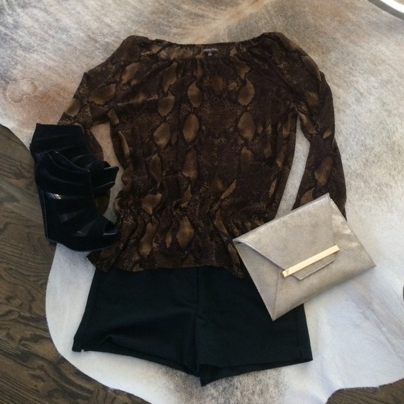 Beautiful snake skin print blouse
