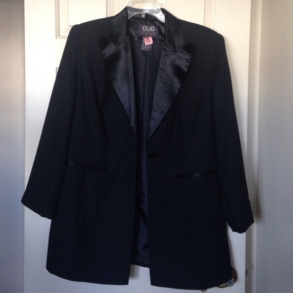 Black women's tuxedo style  suit