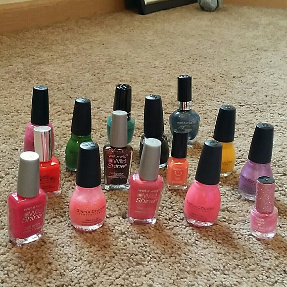 15 nail polishes