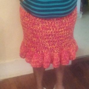 Crochet skirt