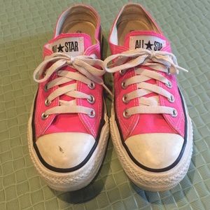 Pink Converse Shoes Sz 7