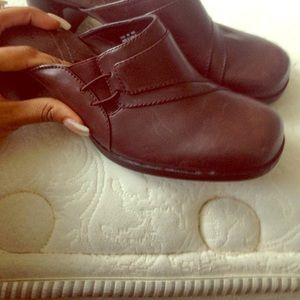 Brown Clark shoes