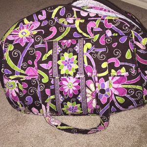 Vera Bradley diaper bag with changing pad.