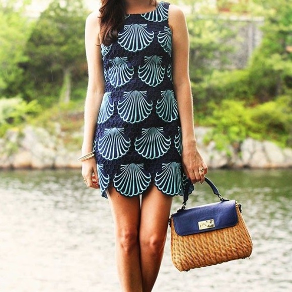 Lilly Pulitzer Delia dress in jumbo shell