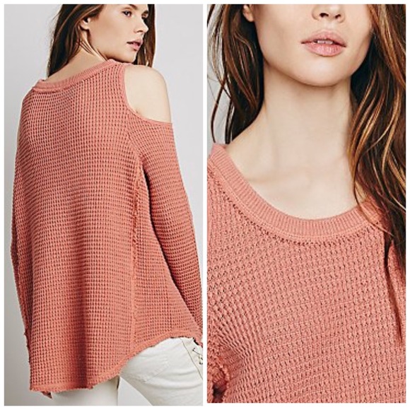 Free People Open Shoulder Pullover Top - Picture 2 of 3
