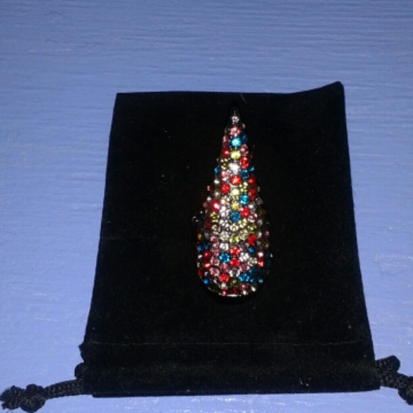 Rainbow Cat Claw Ring - Picture 2 of 3
