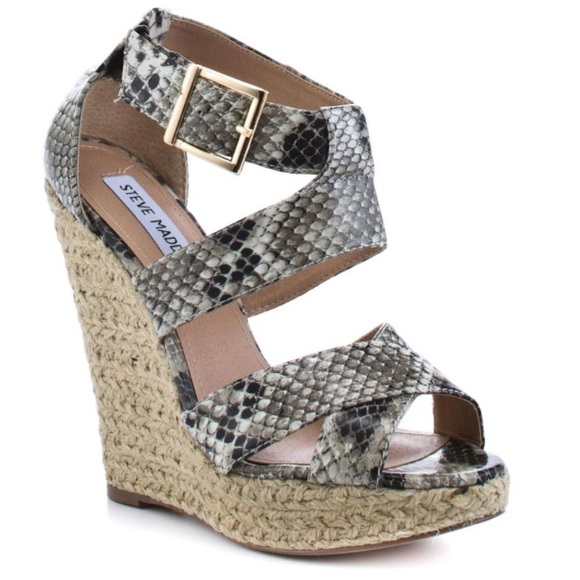 Steve Madden Kloudd Espadrille Wedges. Size 6