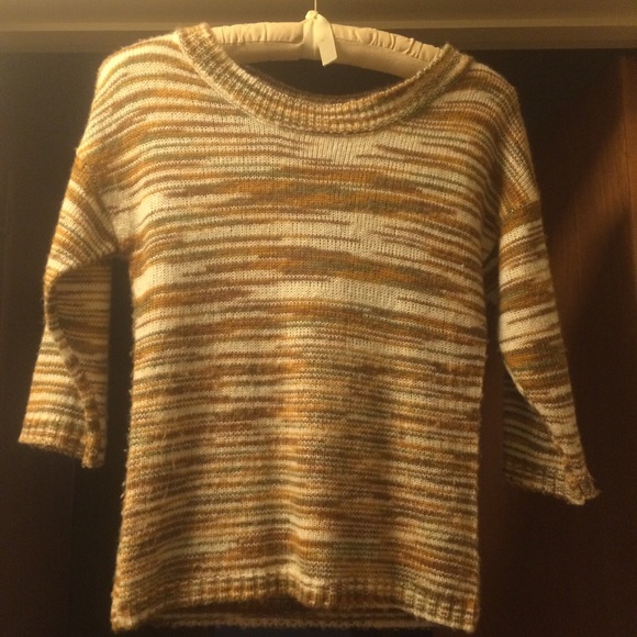 Marbled beige Tulle sweater