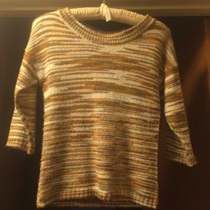 Marbled beige Tulle sweater