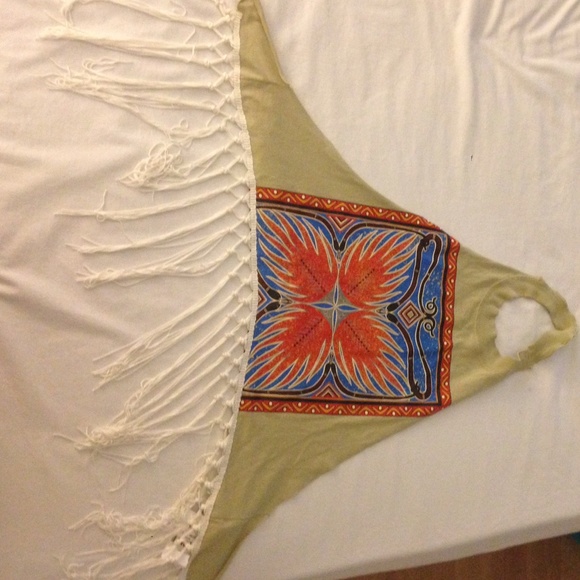 LF  fringe halter