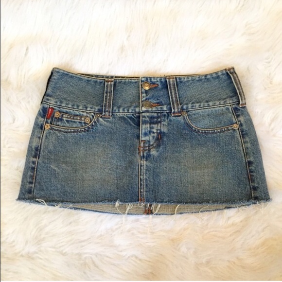 Hollister Skirts Hollister Denim Skirt Poshmark