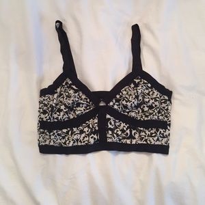 Free people bustier/bra/crop top size small