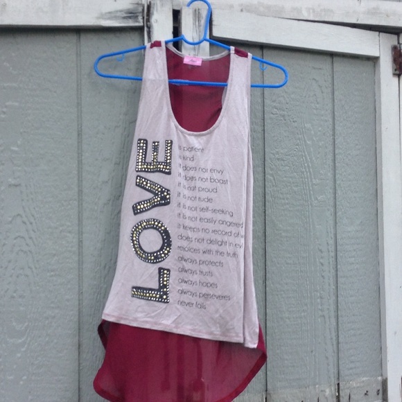 Love is tank top