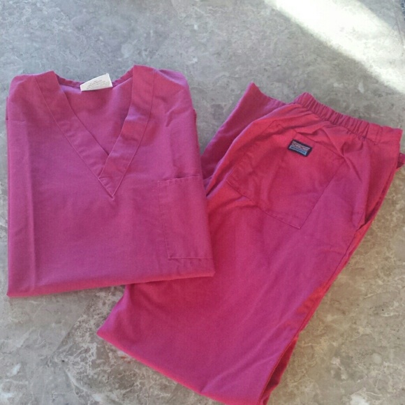 Pink Scrubs Set